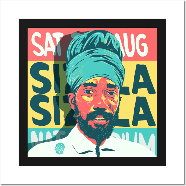 Sizzla Kolanji Wall Art by nicholashugginsdesign